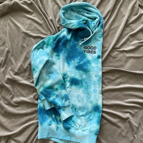 UNISEX Artist Union “Good Vibes” 😎 Tie Dye Hoodie - Picture 2 of 5